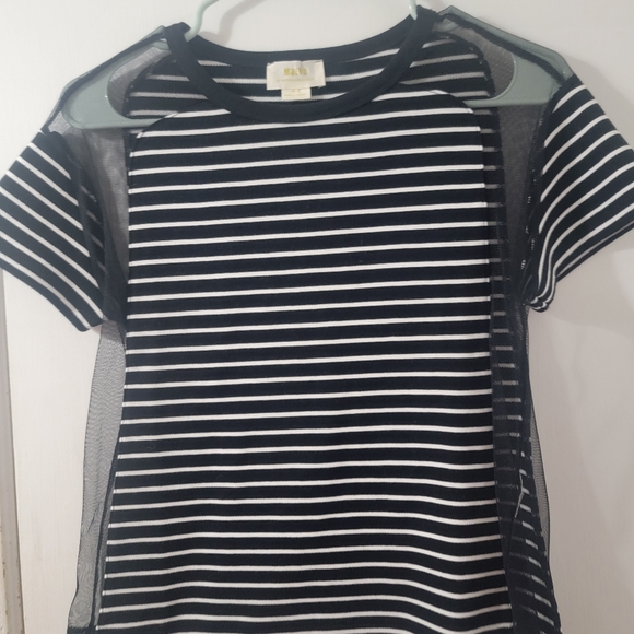 Maeve Anthropologie Size XS Black Knit Top - Picture 3 of 6